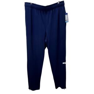 Prince Pickleball Mens‎ Navy Jogger Pants Size Medium Zipper Cuffs Pockets